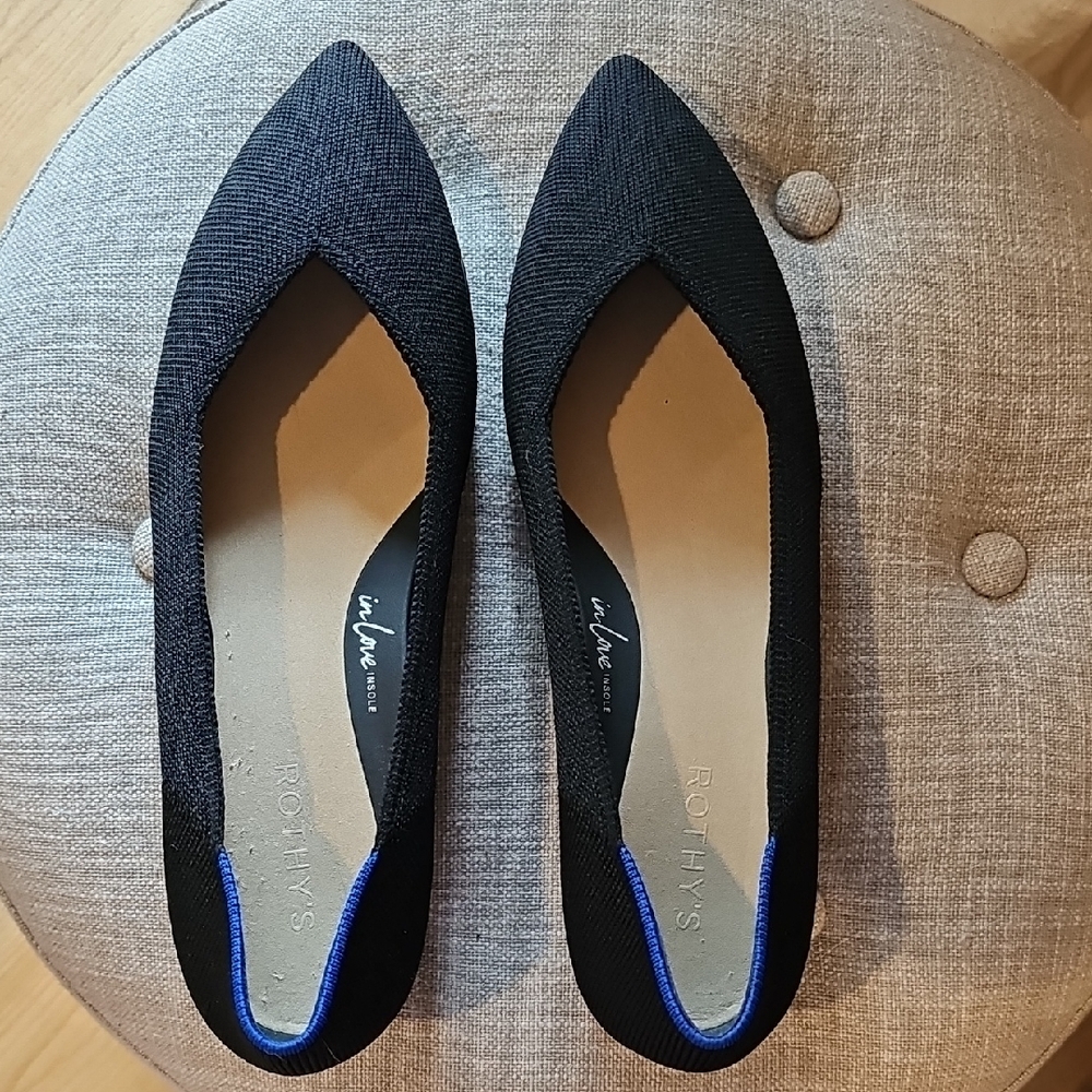 Rothy's Black High Point -10.5/10